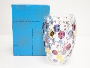 BOHEMIA　ボヘミアガラス花瓶（箱付）